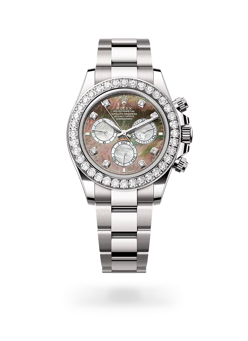 Rolex cosmograph-daytona white gold and diamonds, m126579rbr-0001 - CD Peacock