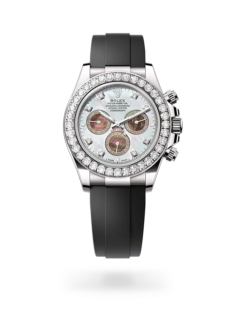 Rolex cosmograph-daytona white gold and diamonds, m126589rbr-0001 - CD Peacock