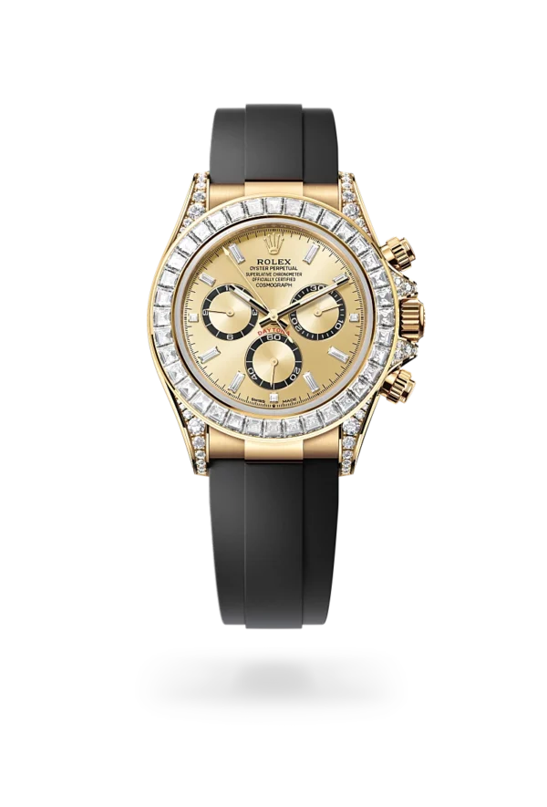 Rolex cosmograph-daytona yellow gold and diamonds, m126538tbr-0004 - CD Peacock