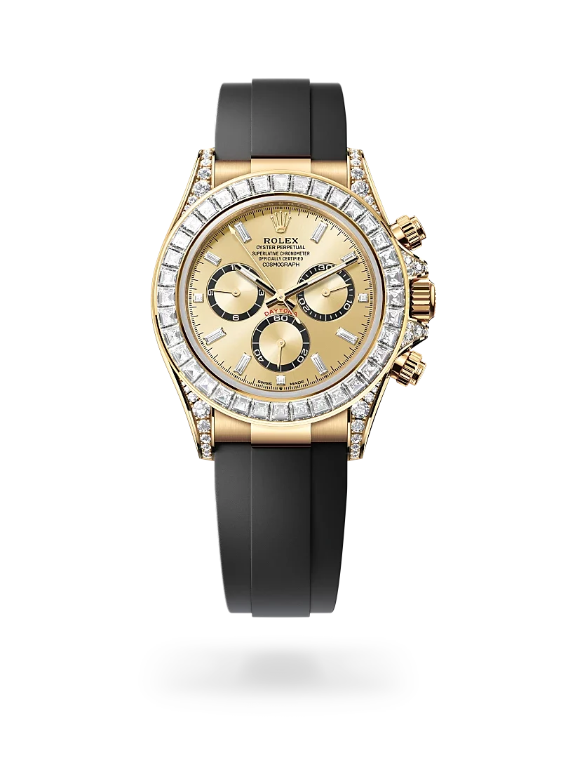 Rolex cosmograph-daytona yellow gold and diamonds, m126538tbr-0004 - CD Peacock