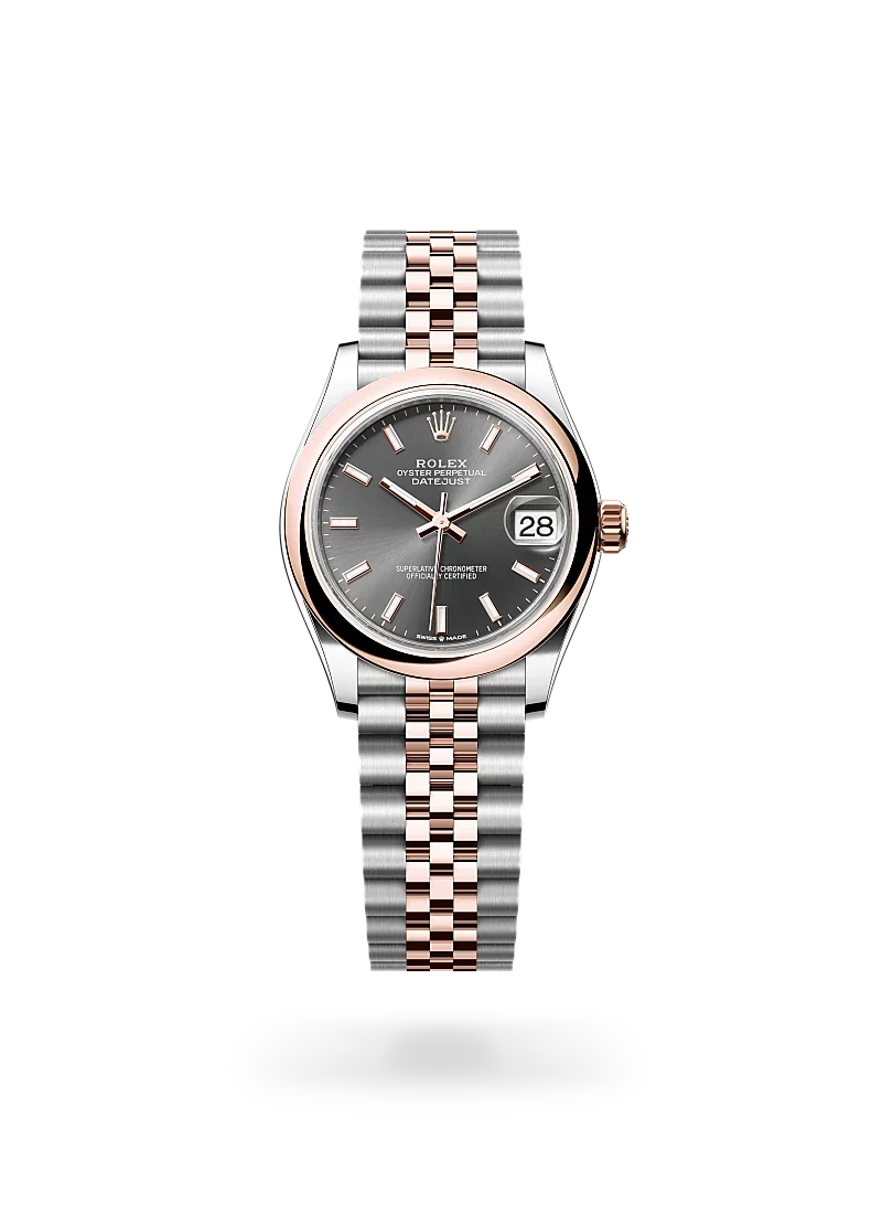 rolex datejust 31 in oystersteel and everose gold, -m278241-0018 - CD Peacock