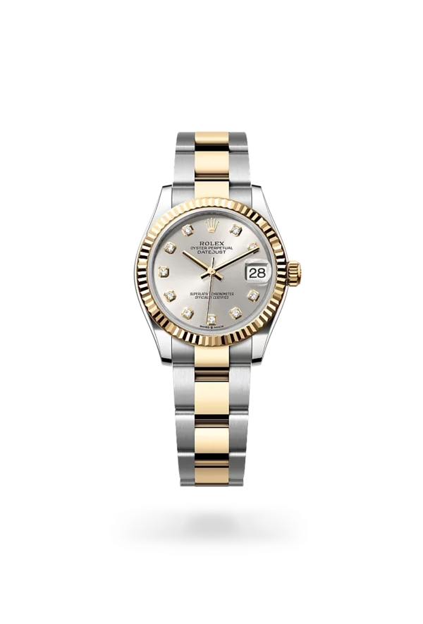 rolex datejust 31 in oystersteel and yellow gold, -m278273-0019 - CD Peacock