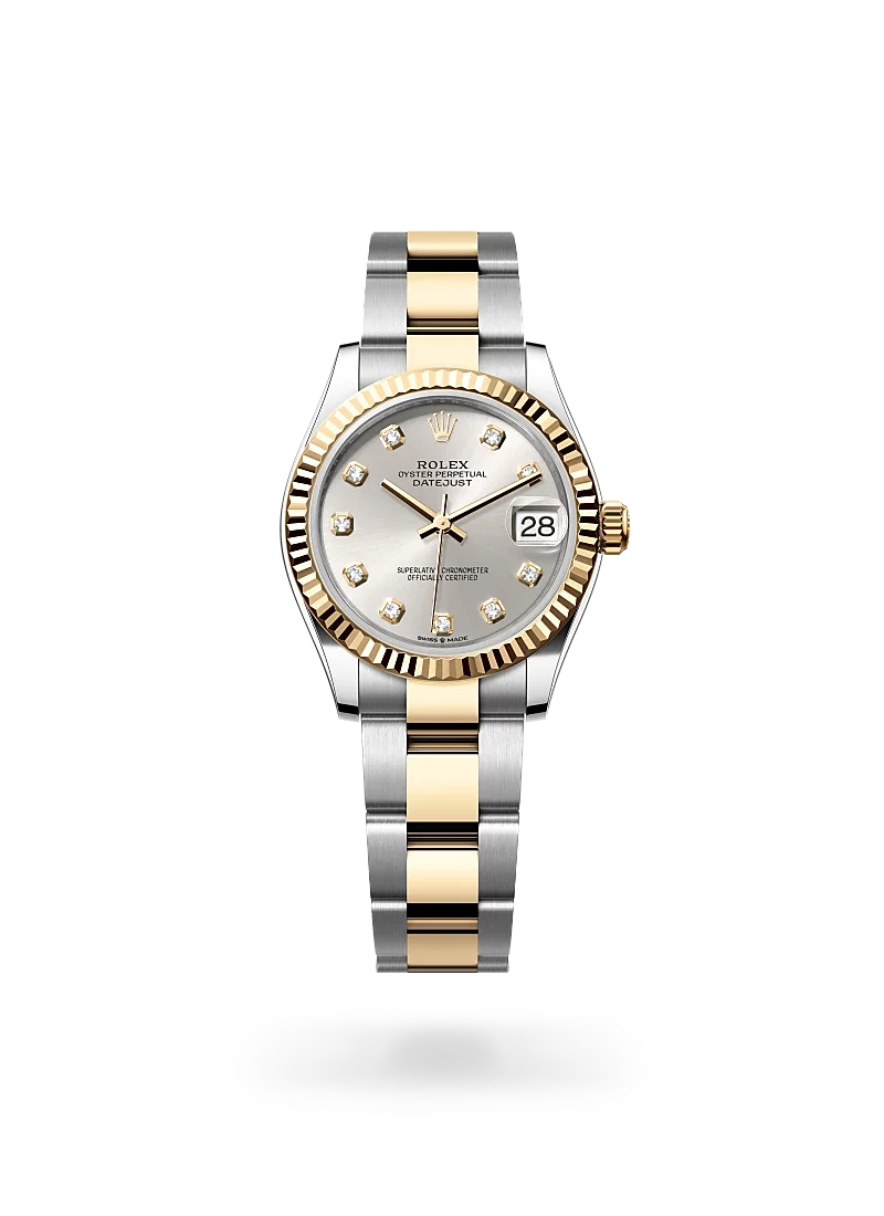 Rolex datejust 31 in oyster steel and yellow gold, -m278273-0019 - CD Peacock