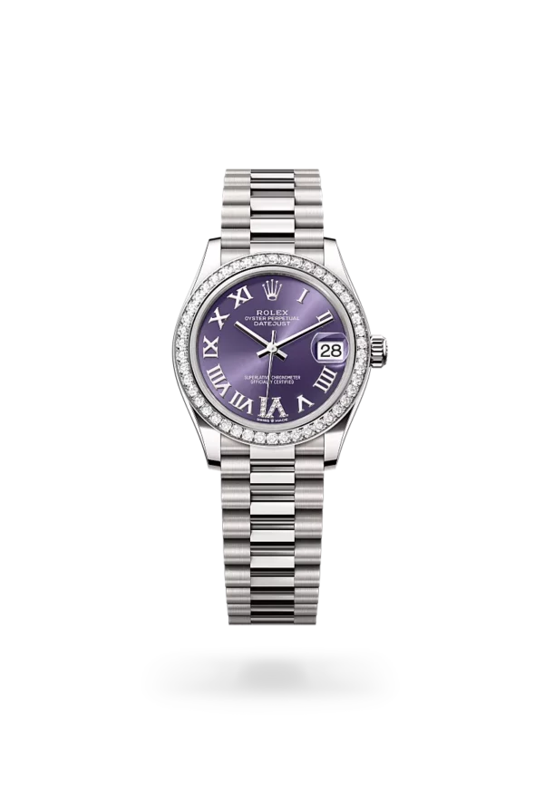 rolex datejust 31 in white gold and diamonds, -m278289rbr-0019 - CD Peacock