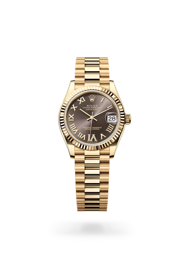 Rolex datejust 31 in yellow gold, -m278278-0032 - CD Peacock