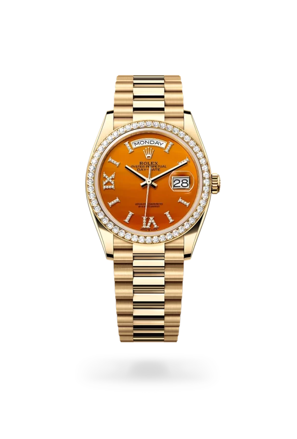 Rolex Day-Date in Gold, M128348RBR-0049 | CD Peacock