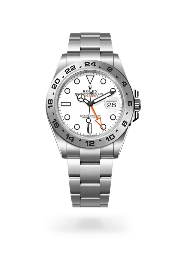 rolex explorer II in oystersteel, m226570-0001 - CD Peacock