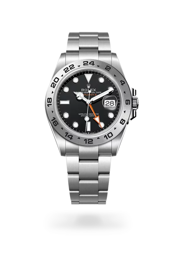 rolex explorer II in oystersteel, m226570-0002 - CD Peacock