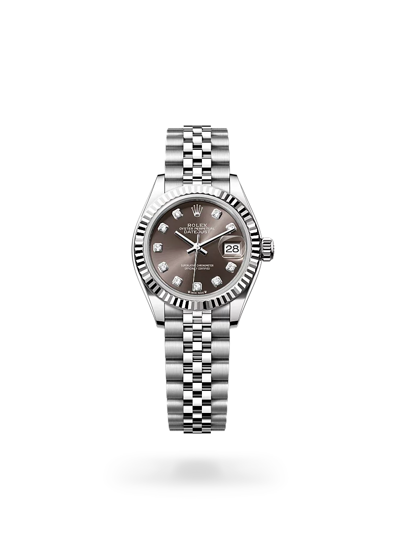 Rolex Lady Datejust in Oystersteel and white gold, reference, m279174-0015 - CD Peacock