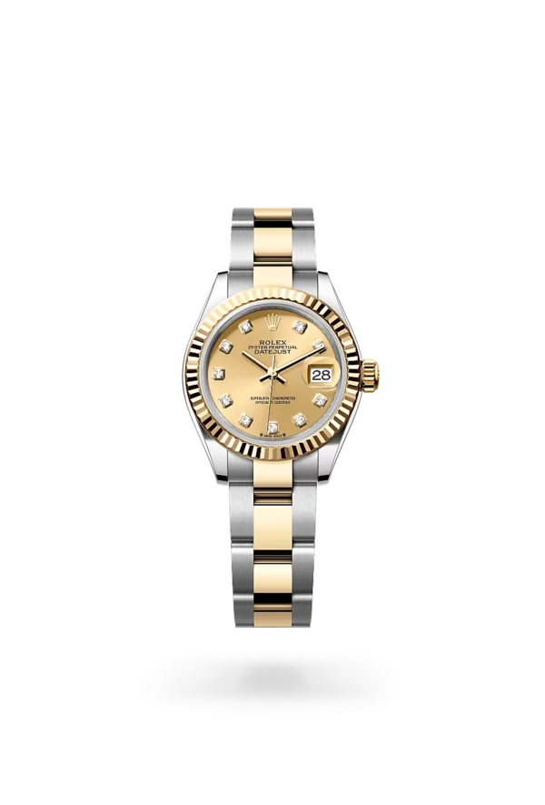 rolex lady-datejust in oystersteel and yellow gold, -m279173-0012 - CD Peacock