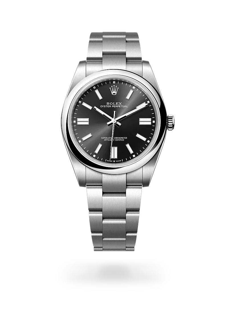 rolex oyster perpetual 41 in oystersteel, m124300-0002, - CD-Peacock