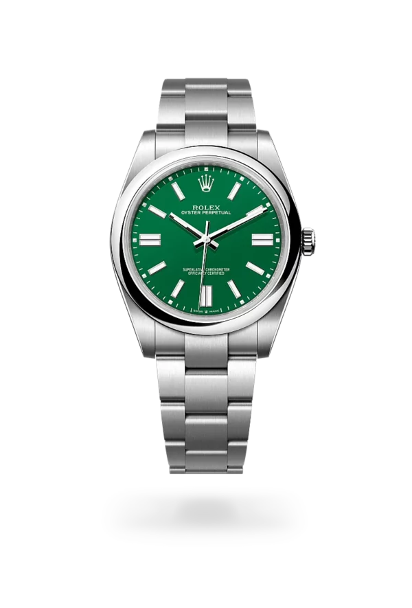 rolex oyster perpetual 41 in oystersteel, m124300-0005, - CD Peacock