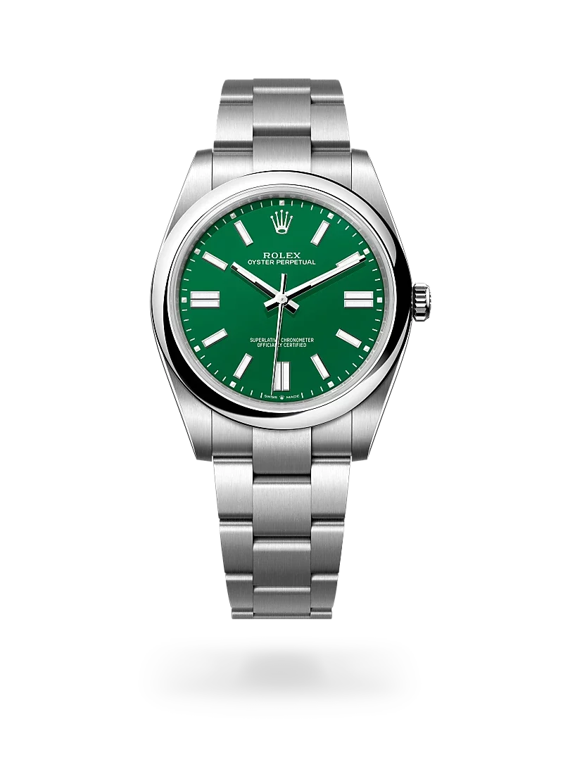 rolex oyster perpetual 41 in oystersteel, m124300-0005, - CD Peacock