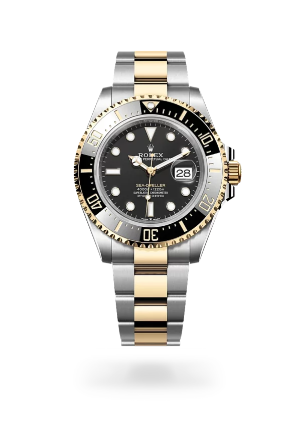 rolex sea dweller in oystersteel and yellow gold, -m126603-0001 - CD Peacock