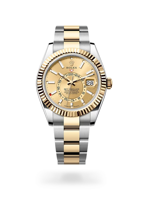 rolex sky dweller in oystersteel and yellow gold-m336933-0001 - CD Peacock