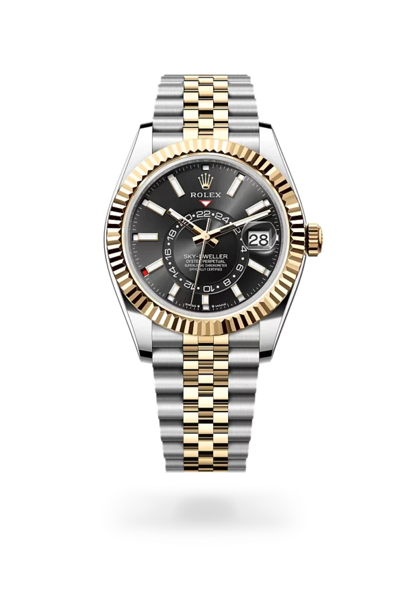 rolex sky dweller in oystersteel and yellow gold -m336933-0004 - CD Peacock