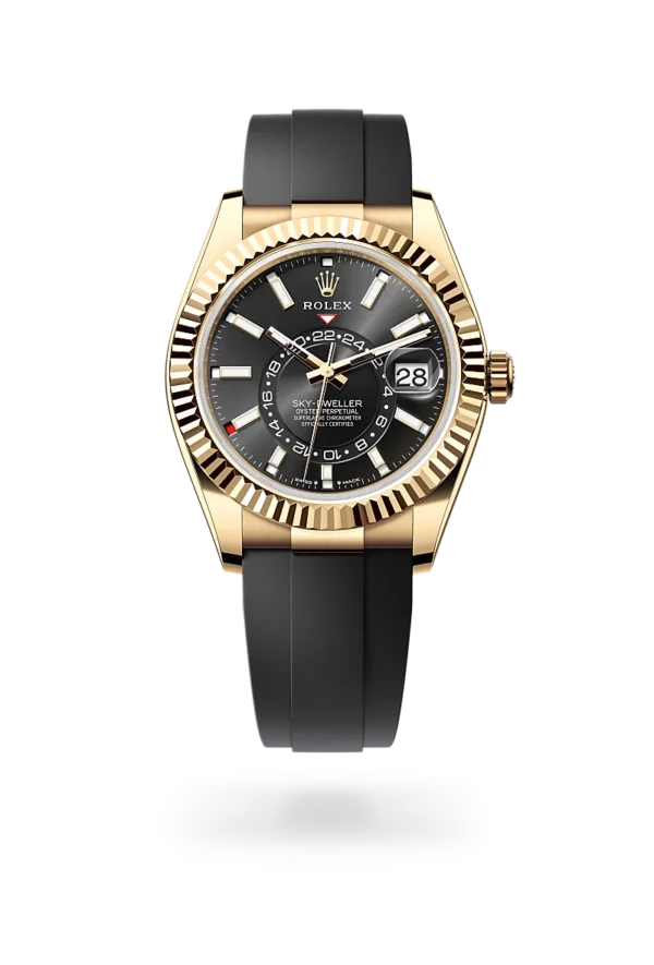 rolex sky dweller in yellow gold m336238-0002 - CD Peacock