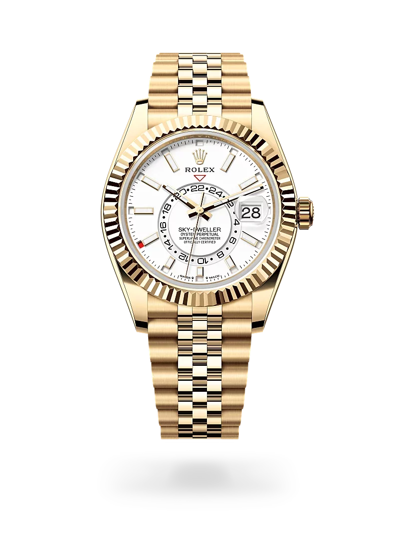 rolex sky dweller in yellow gold-m336938-0006 - CD Peacock