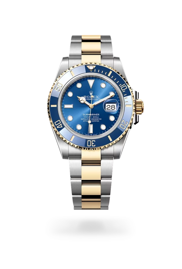 rolex submariner date in oystersteel and yellow gold, m126613lb-0002 - CD Peacock