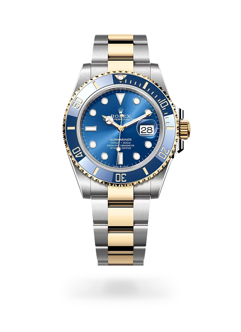 rolex submariner date in oystersteel and yellow gold, m126613lb-0002 - CD Peacock