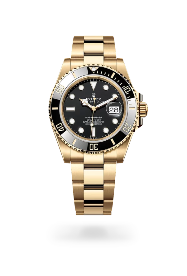 rolex submariner date in yellow gold,m126618ln-0002 - CD Peacock