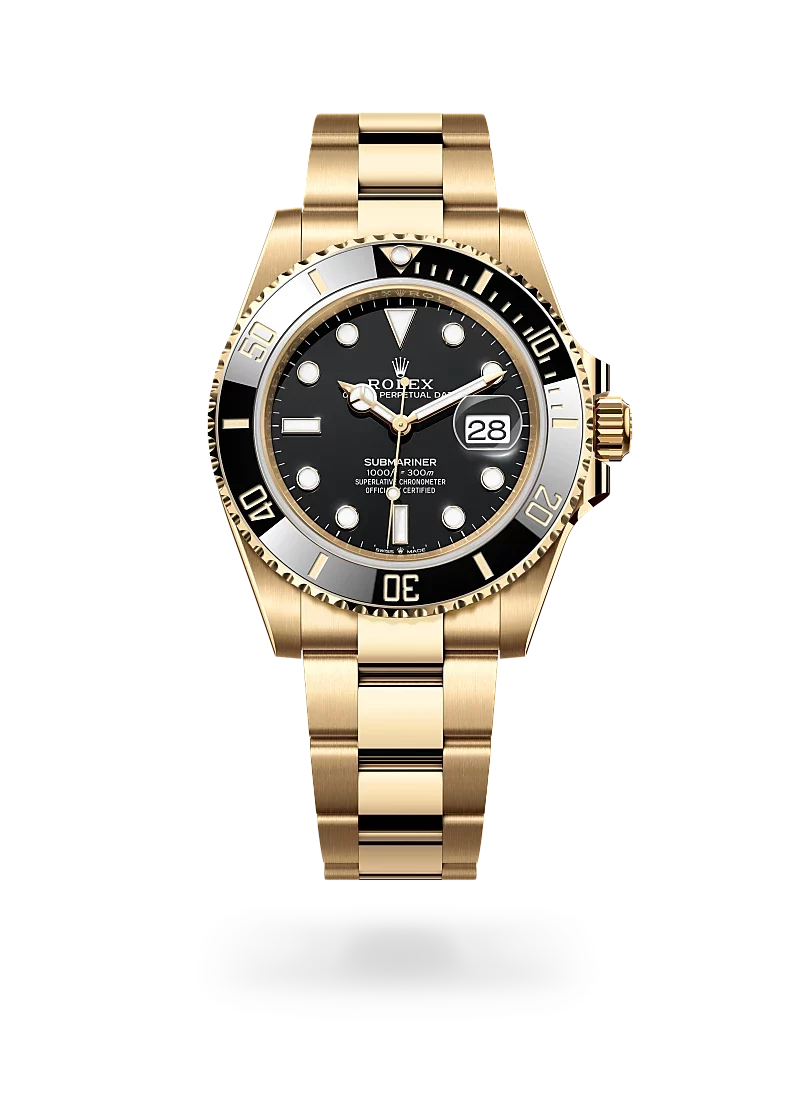 rolex submariner date in yellow gold,m126618ln-0002 - CD Peacock