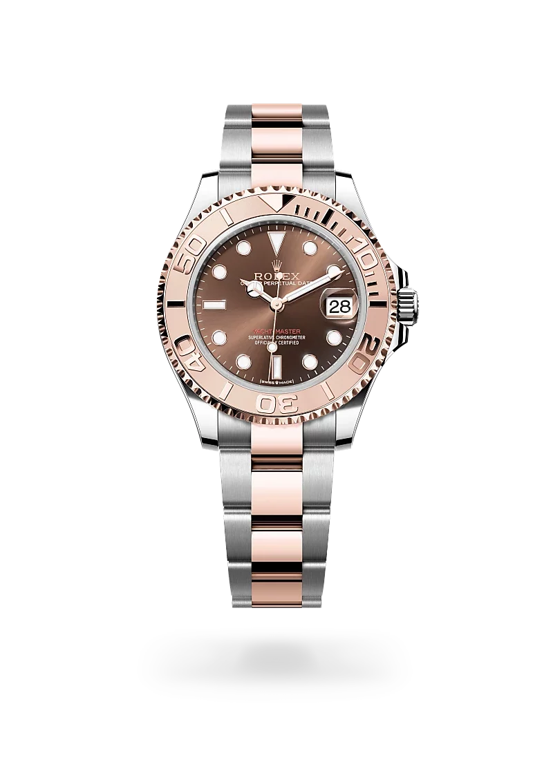 rolex yacht master 37 in oystersteel and everose gold-m268621-0003 - CD Peacock