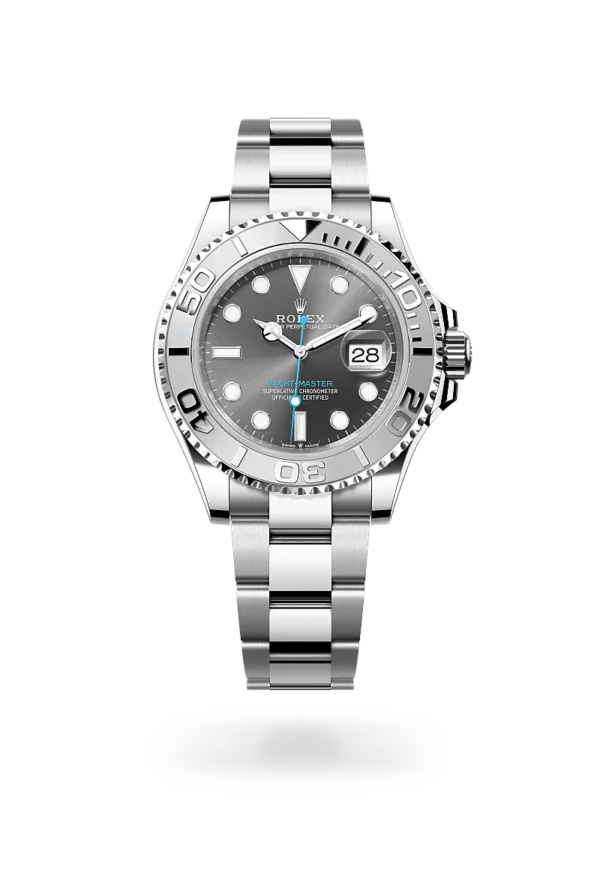 rolex yacht master 40 in oystersteel and platinum, m126622-0001 - CD Peacock