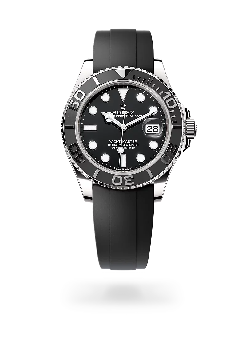 rolex yacht master 42 in white gold, m226659-0002 - CD Peacock