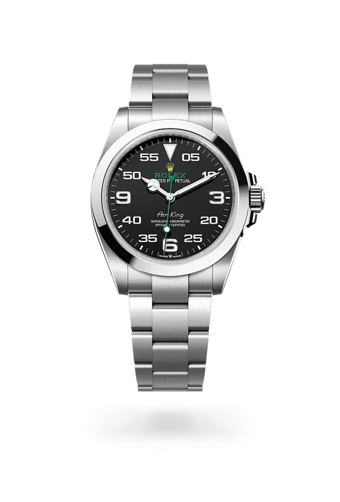 Rolex air-king in oyster steel, m126900-0001 - CD Peacock