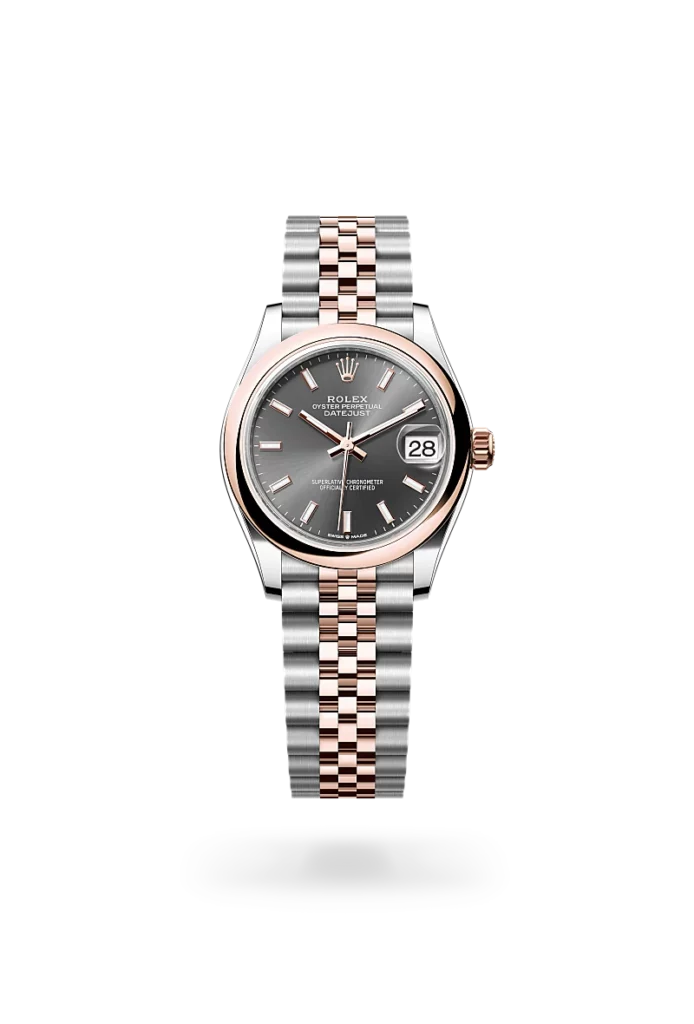 Rolex datejust 31 in oyster steel and everose gold, -m278241-0018 - CD Peacock