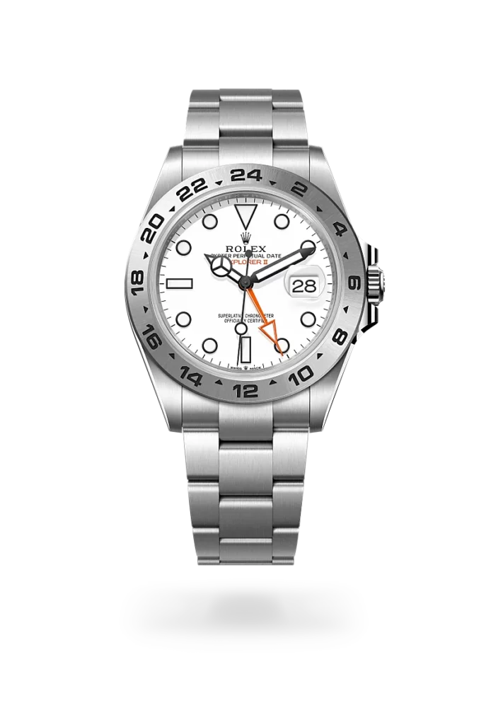 rolex explorer II in oystersteel, m226570-0001 - CD Peacock