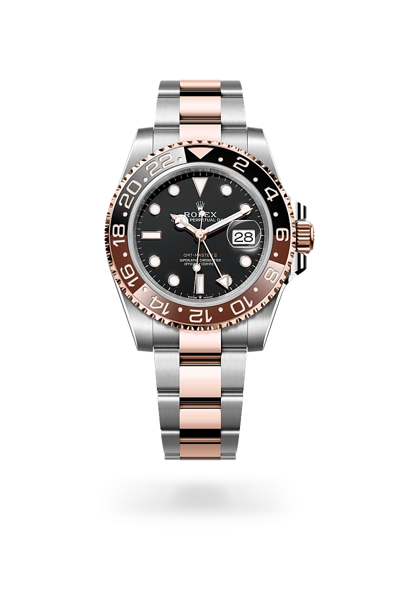 rolex gmt-master II in oystersteel and everose gold, m126711chnr-0002 - CD Peacock