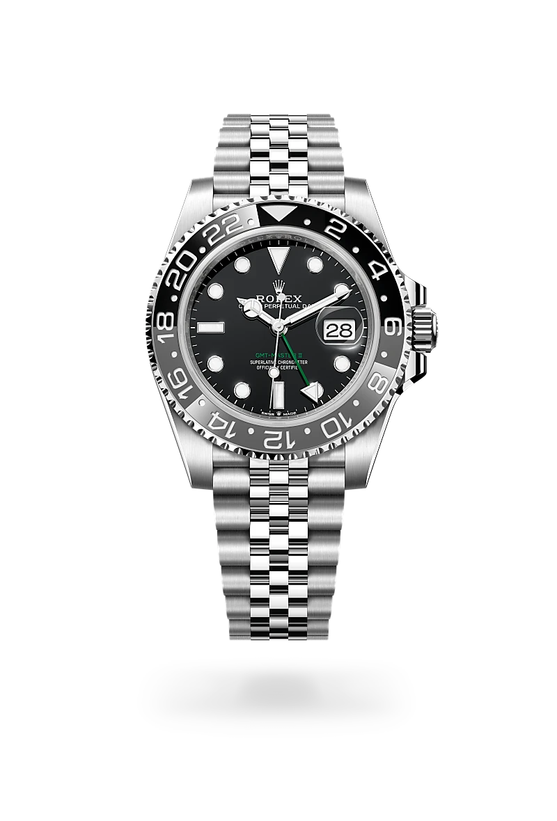 rolex gmt-master II in oystersteel, m126710grnr-0003 - CD Peacock