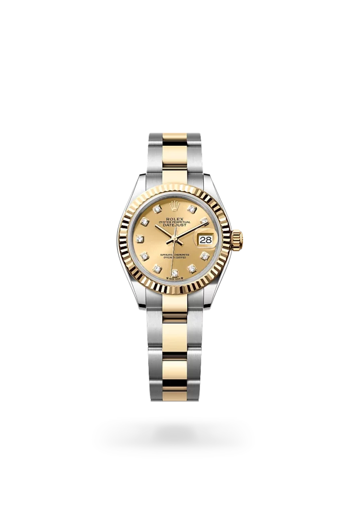 rolex lady-datejust in oystersteel and yellow gold, -m279173-0012 - CD Peacock