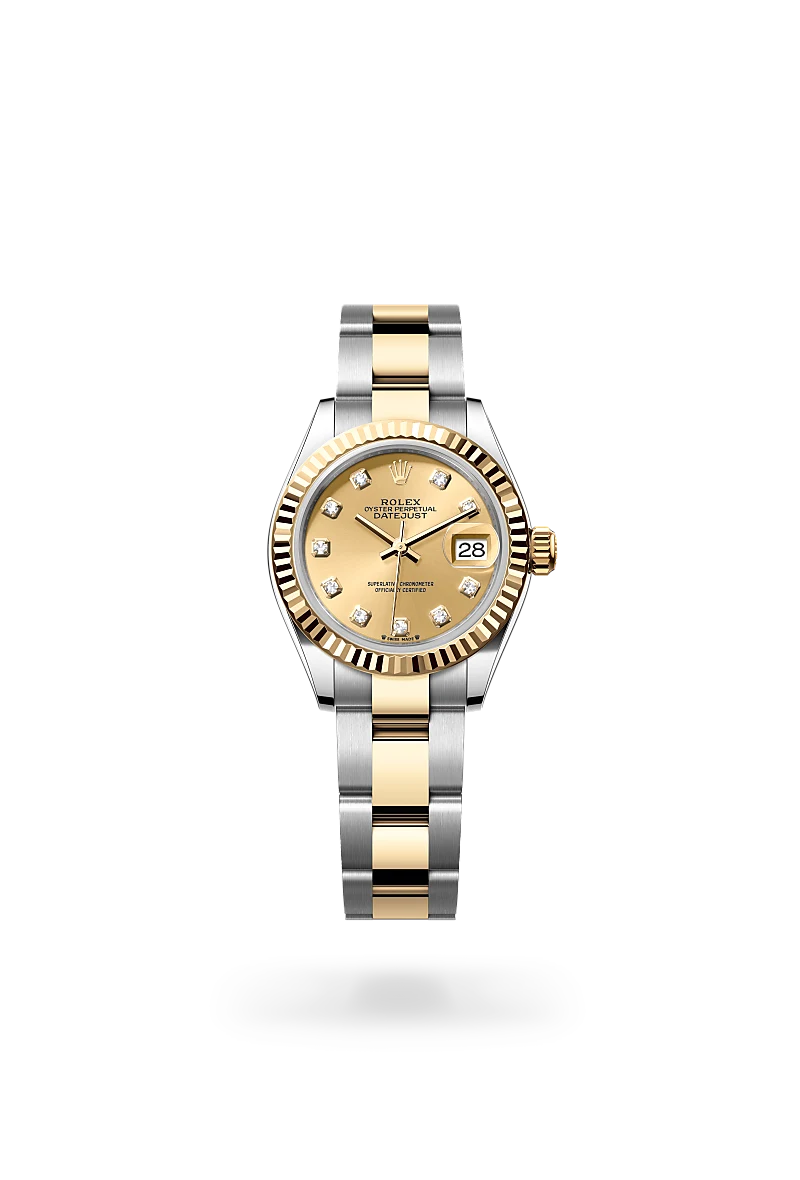 rolex lady-datejust in oystersteel and yellow gold, -m279173-0012 - CD Peacock