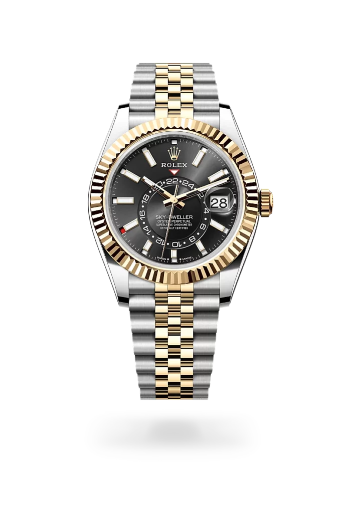 rolex sky dweller in oystersteel and yellow gold -m336933-0004 - CD Peacock