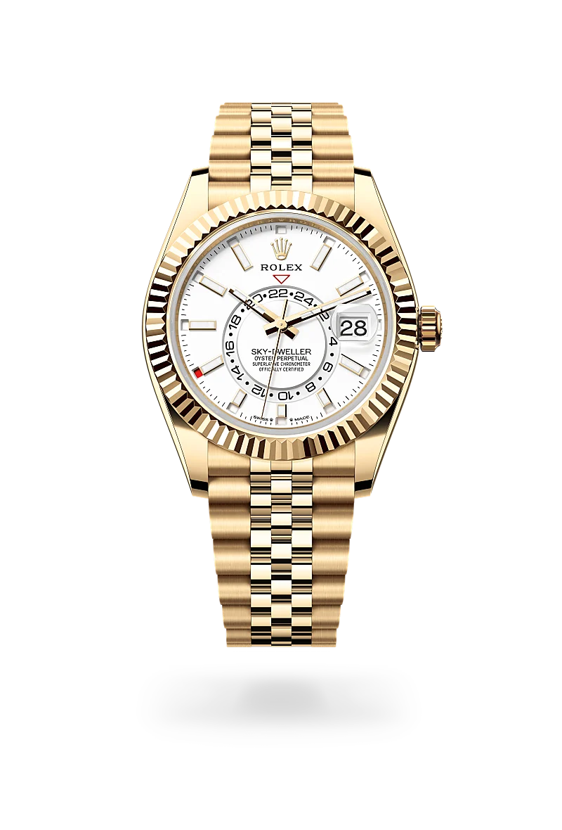 rolex sky dweller in yellow gold-m336938-0006 - CD Peacock
