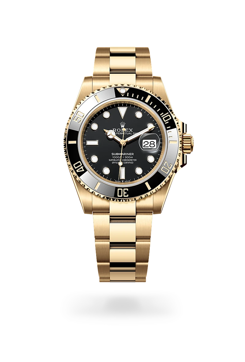 rolex submariner date in yellow gold,m126618ln-0002 - CD Peacock